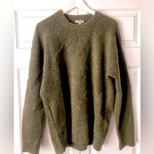 COS cozy green sweater